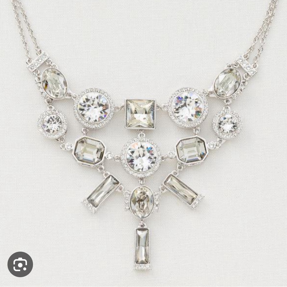 Touchstone Crystal Spotlight Bib Necklace